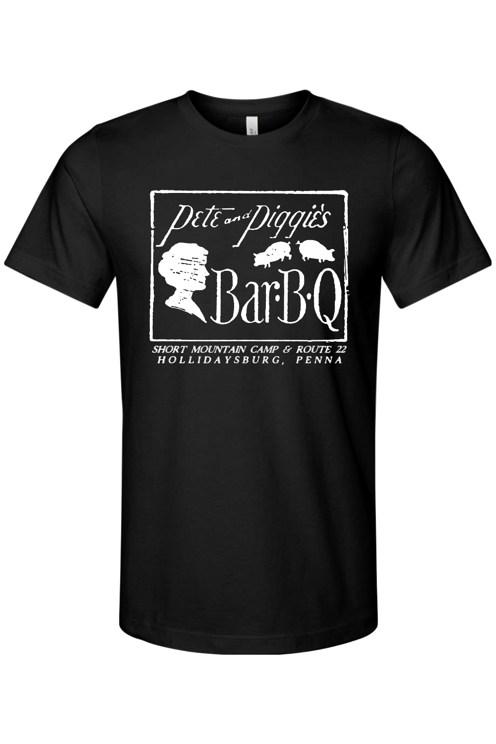 Pete & Piggie's BBQ - Bella + Canvas Heathered Jersey Tee - Yinzylvania