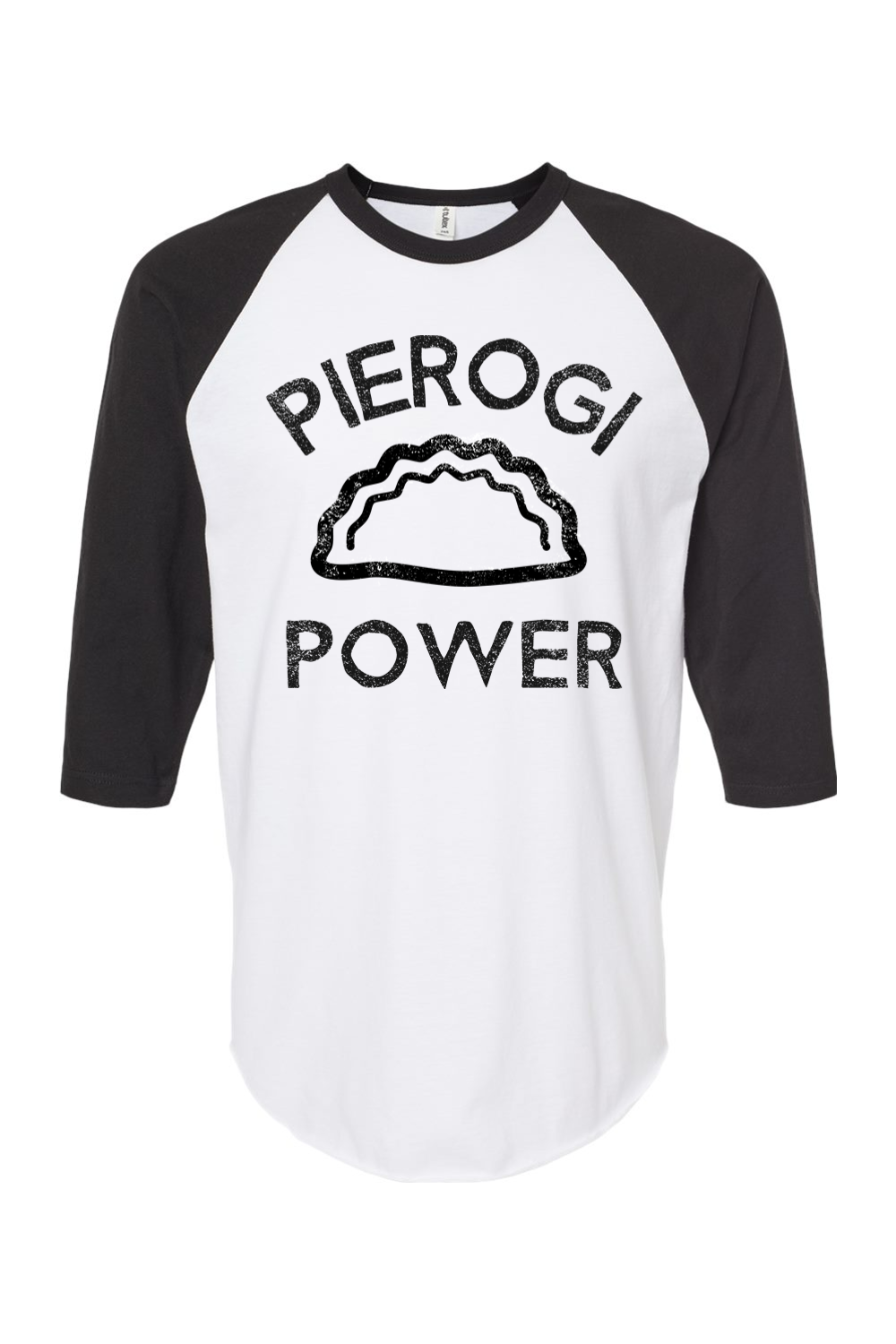 Pierogi Power - Raglan T-Shirt - Yinzylvania