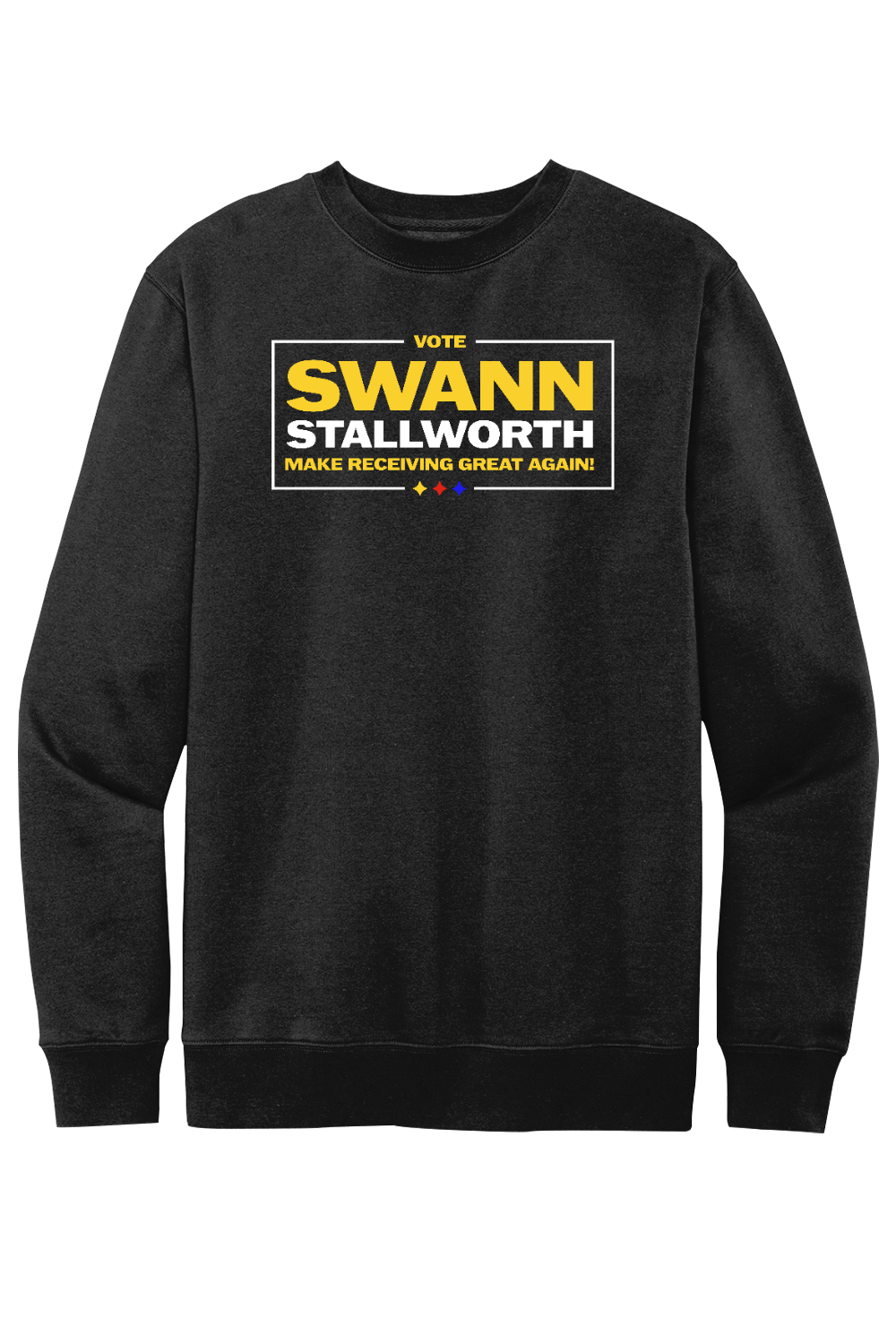 Vote Swann Stallworth - Fleece Crewneck Sweatshirt - Yinzylvania