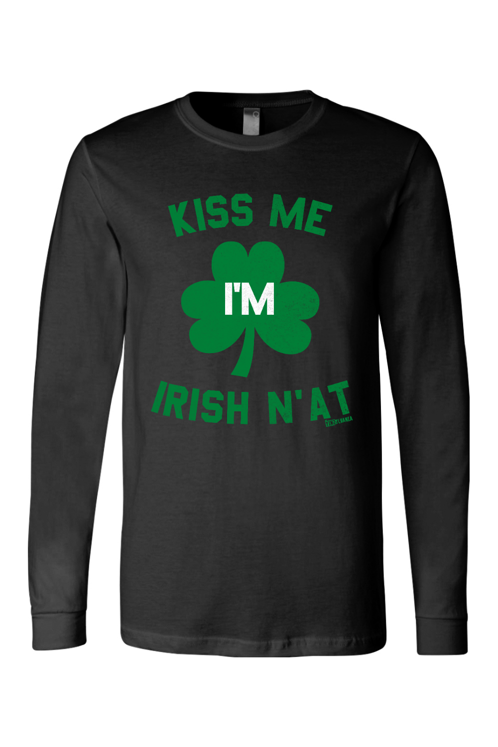 Kiss Me I'm Irish N'at - Long Sleeve Tee - Yinzylvania