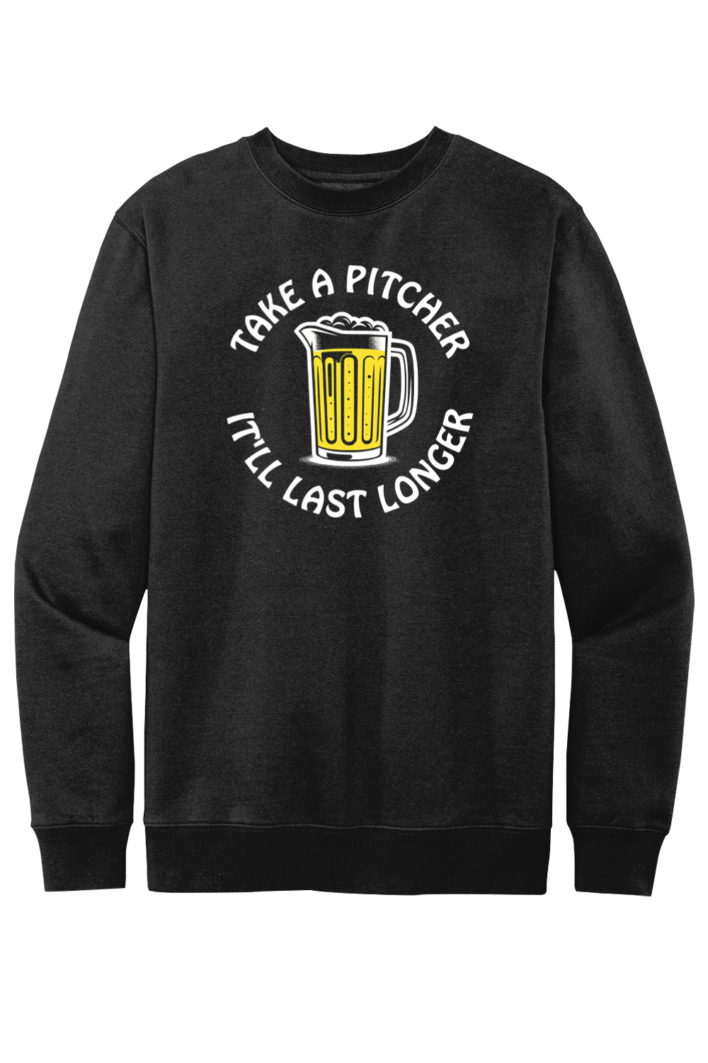 Take a Pitcher, It'll Last Longer - Fleece Crewneck Sweatshirt - Yinzylvania