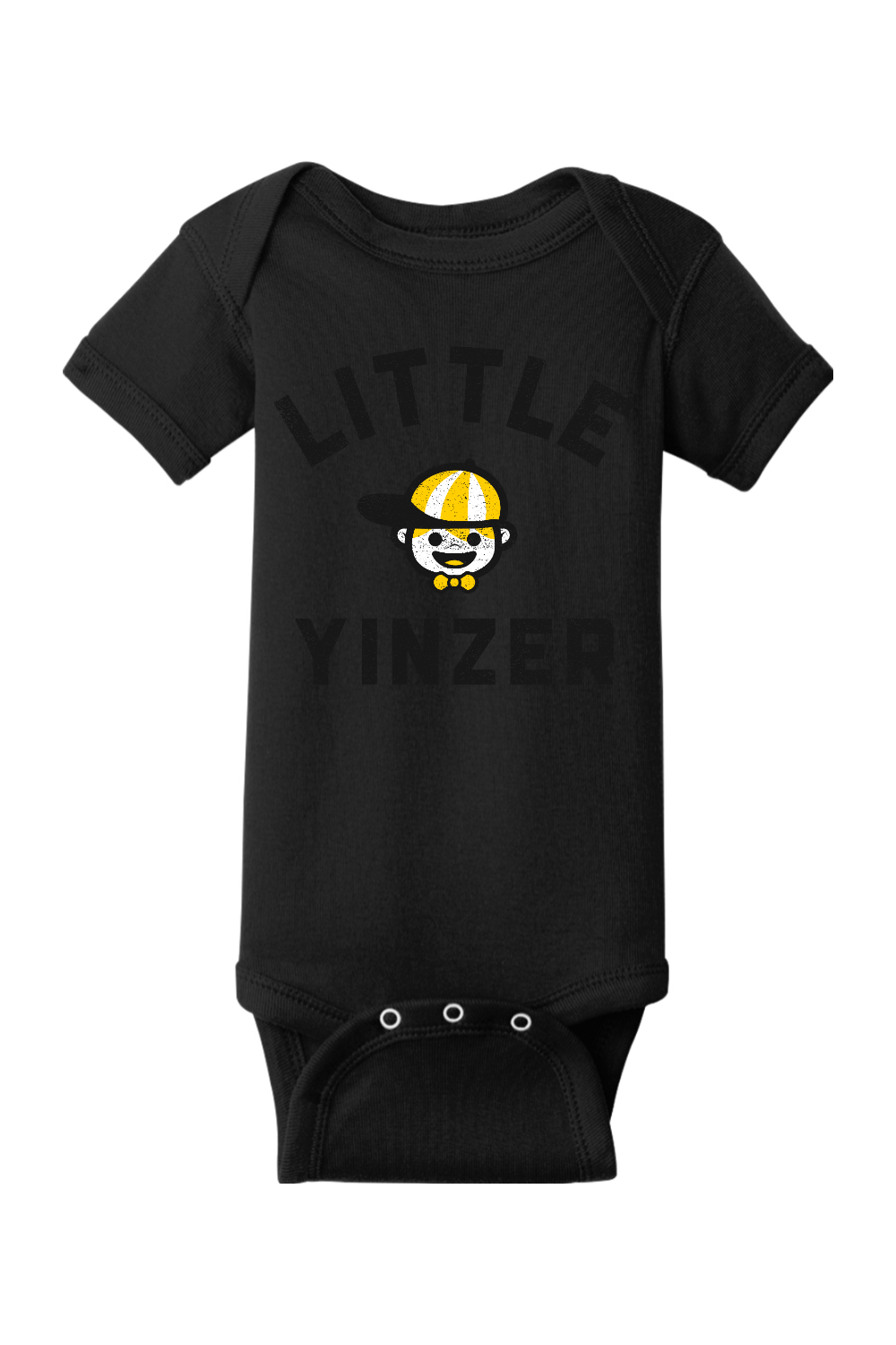 Little Yinzer - Infant Short Sleeve Baby Rib Bodysuit - Yinzylvania