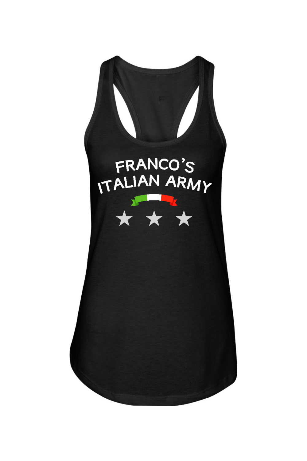 Franco's Italian Army - Ladies Racerback Tank - Yinzylvania