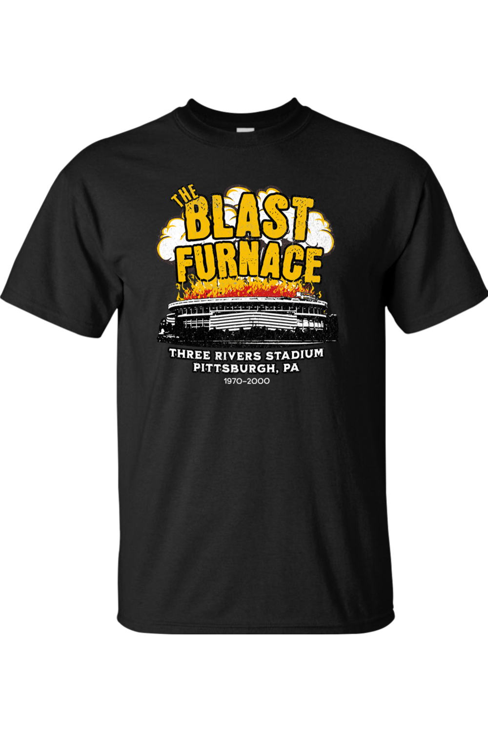 The Blast Furnace - Three Rivers Stadium - Big & Tall Tee - Yinzylvania