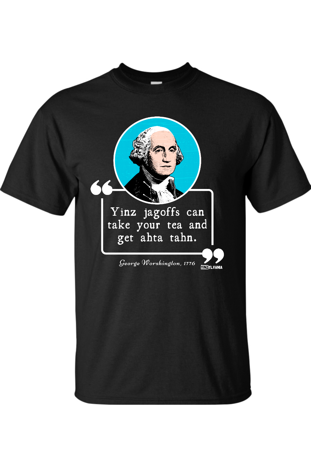 George Worshington - Gildan Heavy Cotton T-Shirt - Yinzylvania