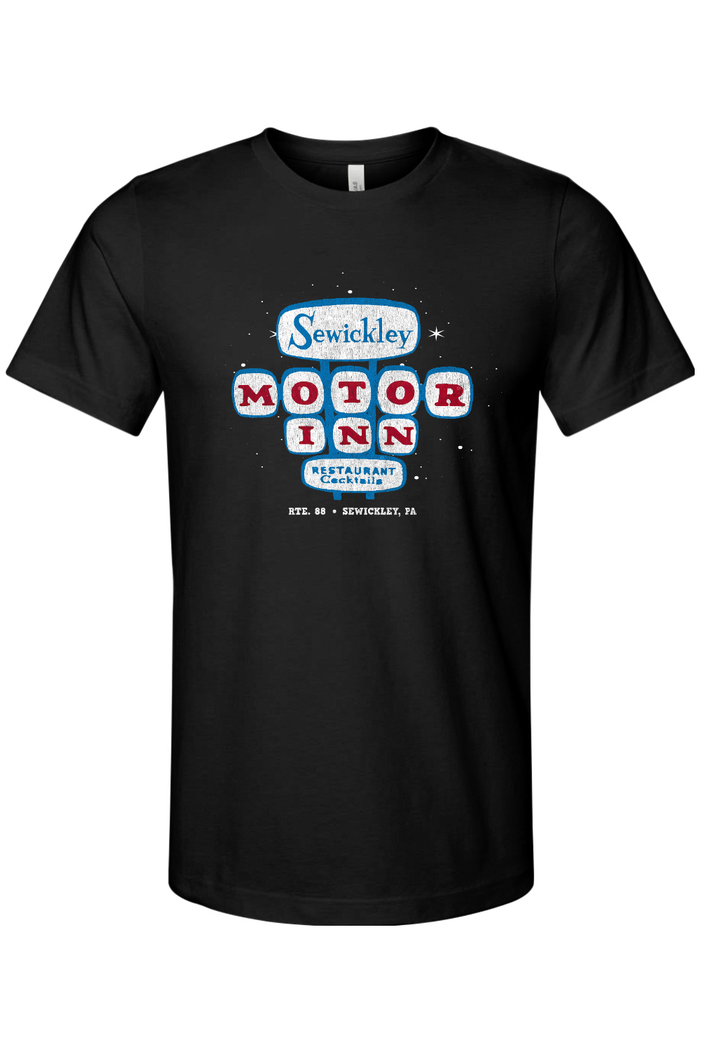 Sewickley Motor Inn - Bella + Canvas Jersey Tee - Yinzylvania