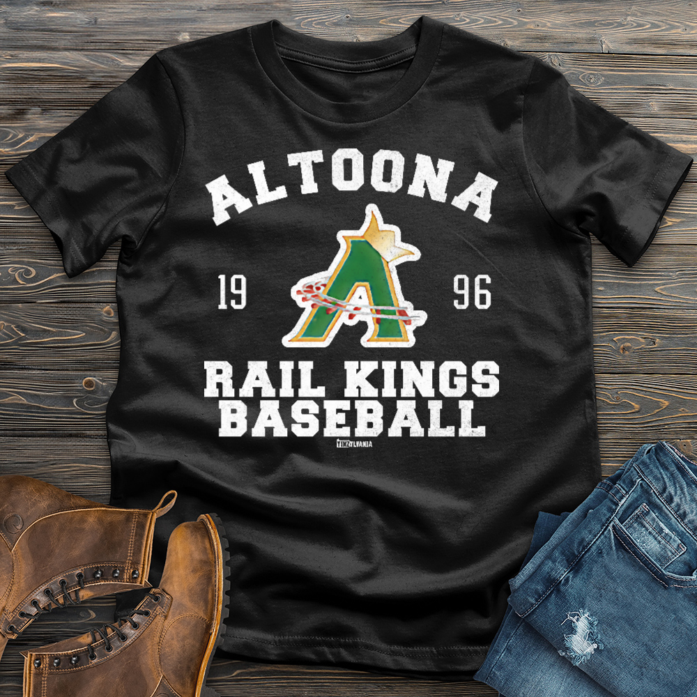 Altoona Rail Kings Baseball - Bella + Canvas Jersey Tee - Yinzylvania
