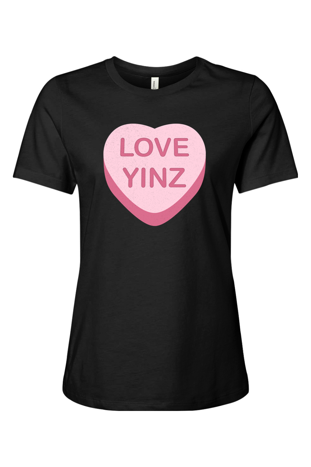 Love Yinz - Conversation Heart - Ladies Tee - Yinzylvania