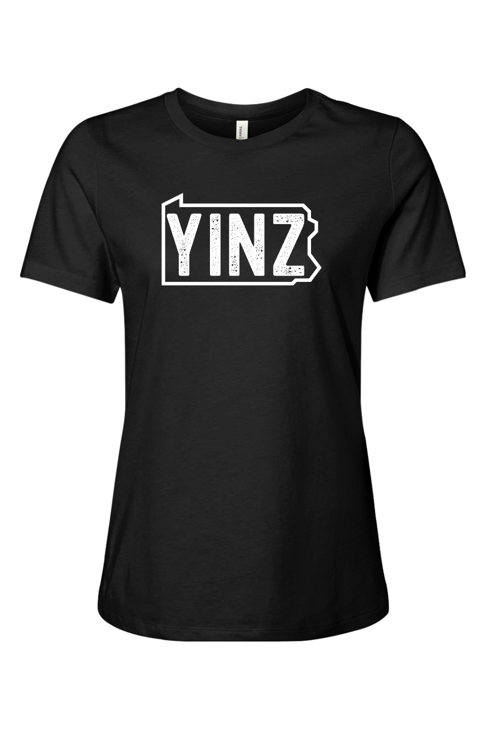 Yinzylvania White Logo - Ladies Tee - Yinzylvania