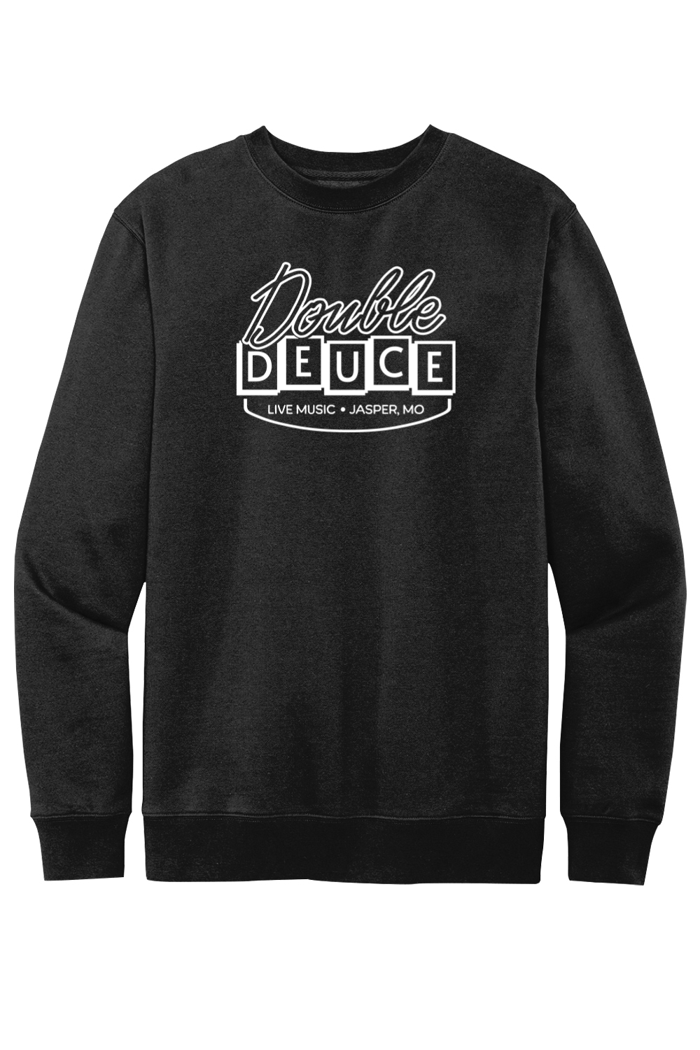 Double Deuce - Live Music Bar (Road House) - Fleece Crewneck Sweatshirt - Yinzylvania
