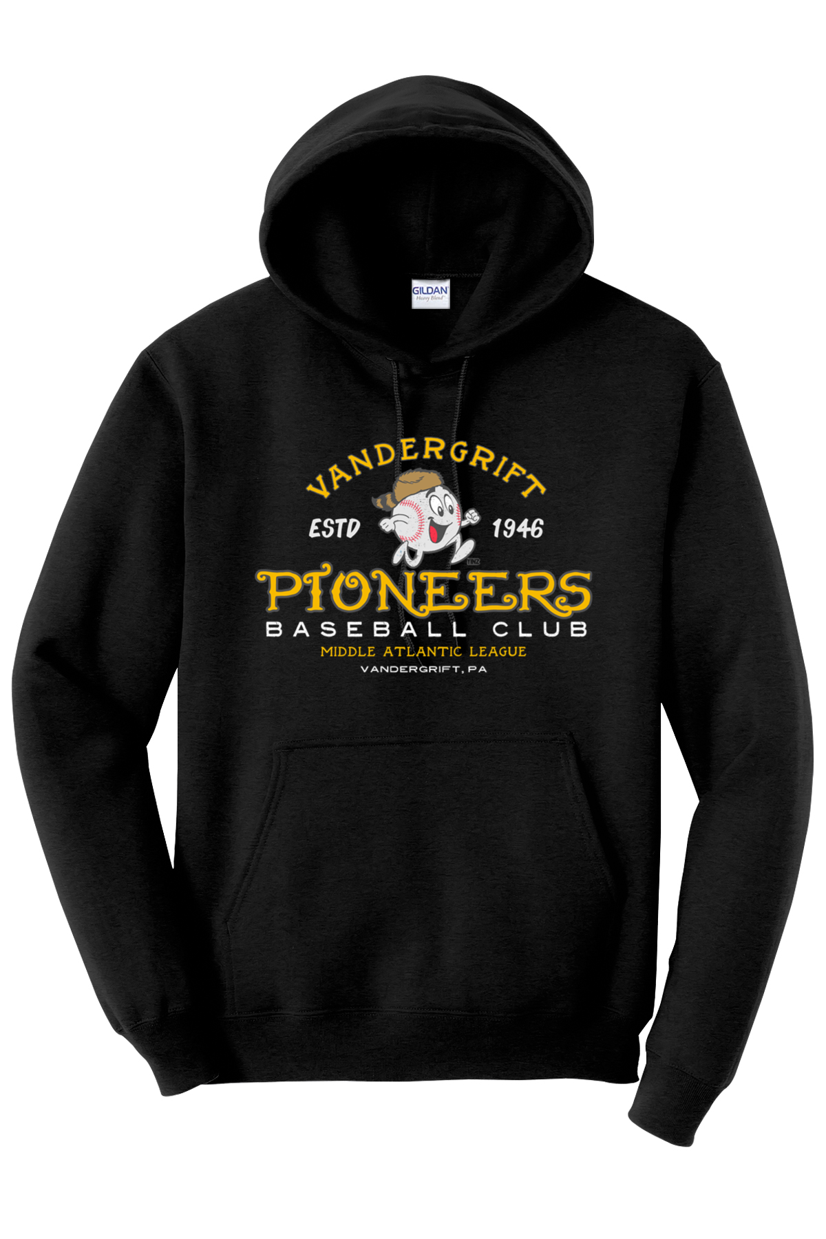 Vandergrift Pioneers Baseball Club - 1946 - Hoodie - Yinzylvania