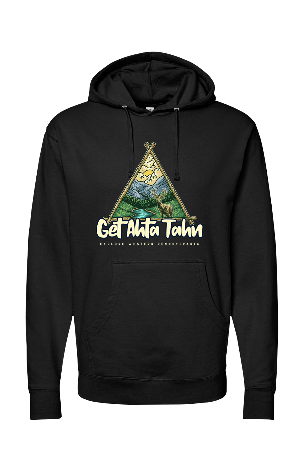Get Ahta Tahn - Hoodie - Yinzylvania