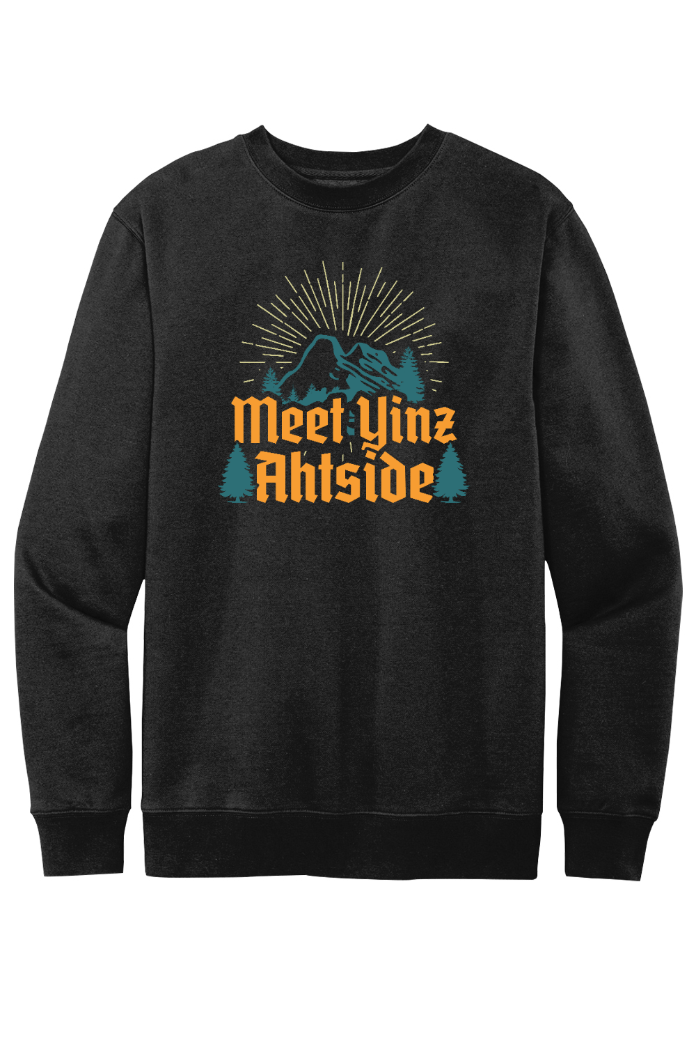 Meet Yinz Ahtside - Fleece Crew - Yinzylvania