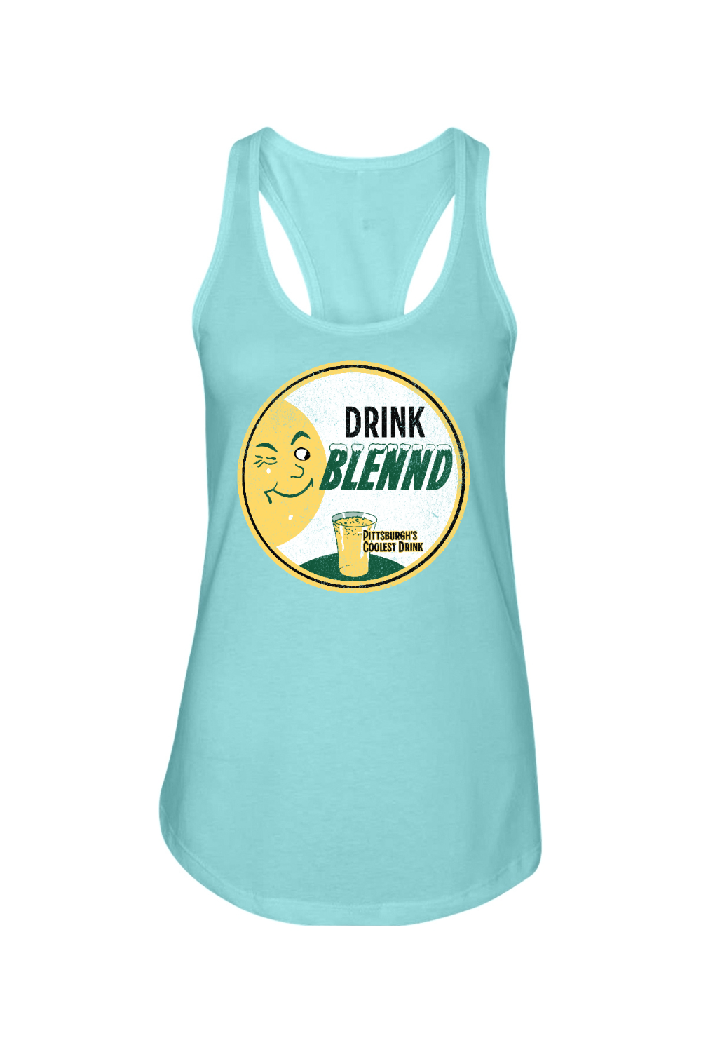 Drink Blennd Retro - Ladies Racerback Tank - Yinzylvania