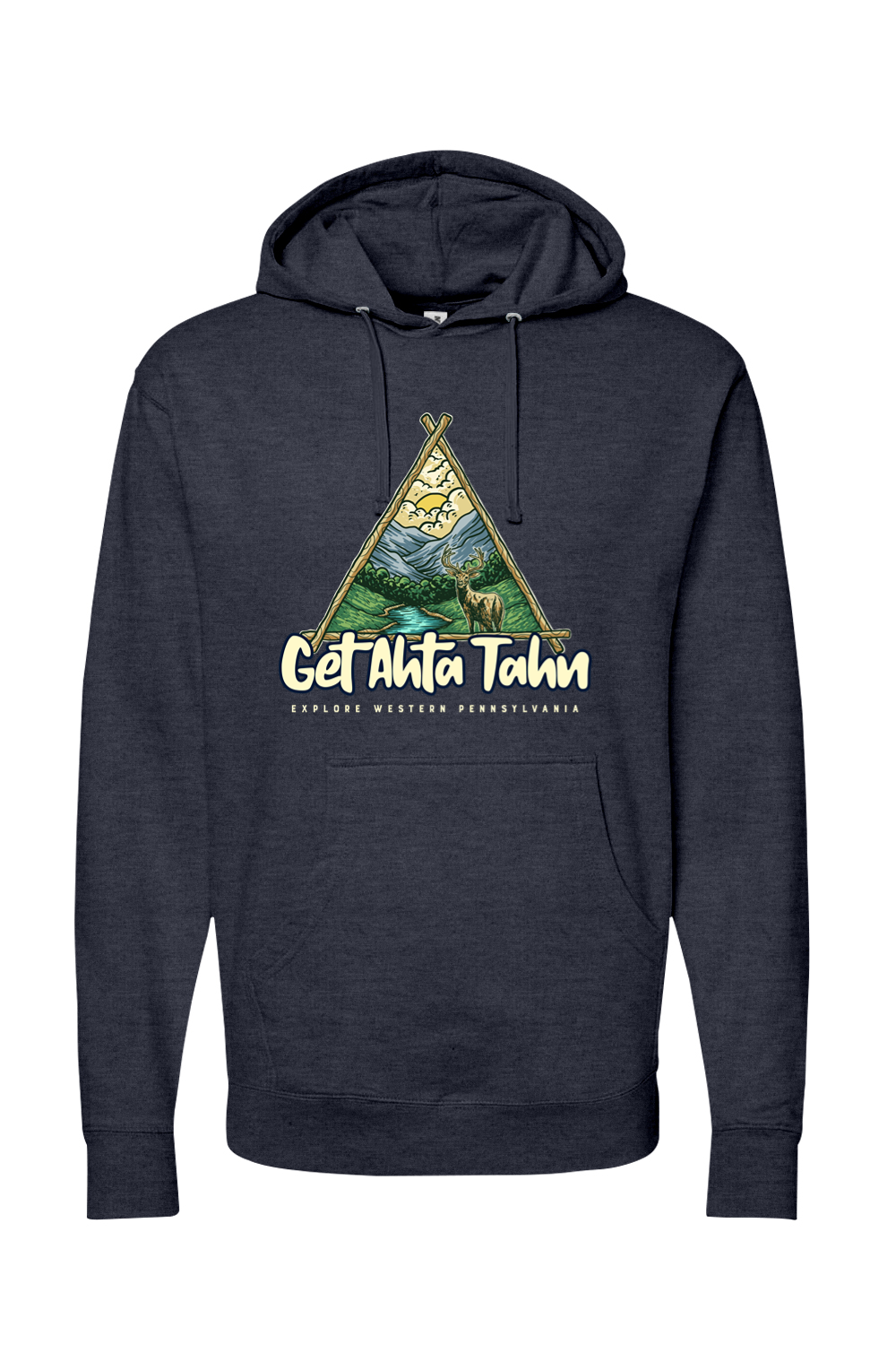 Get Ahta Tahn - Hoodie - Yinzylvania