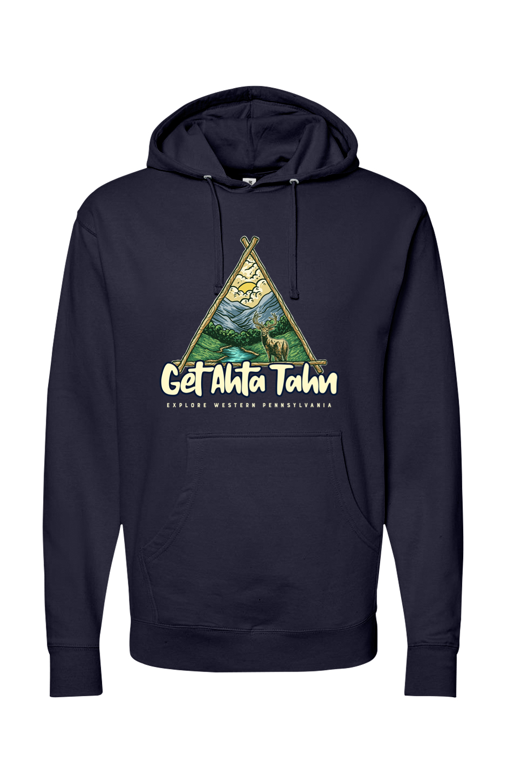 Get Ahta Tahn - Hoodie - Yinzylvania