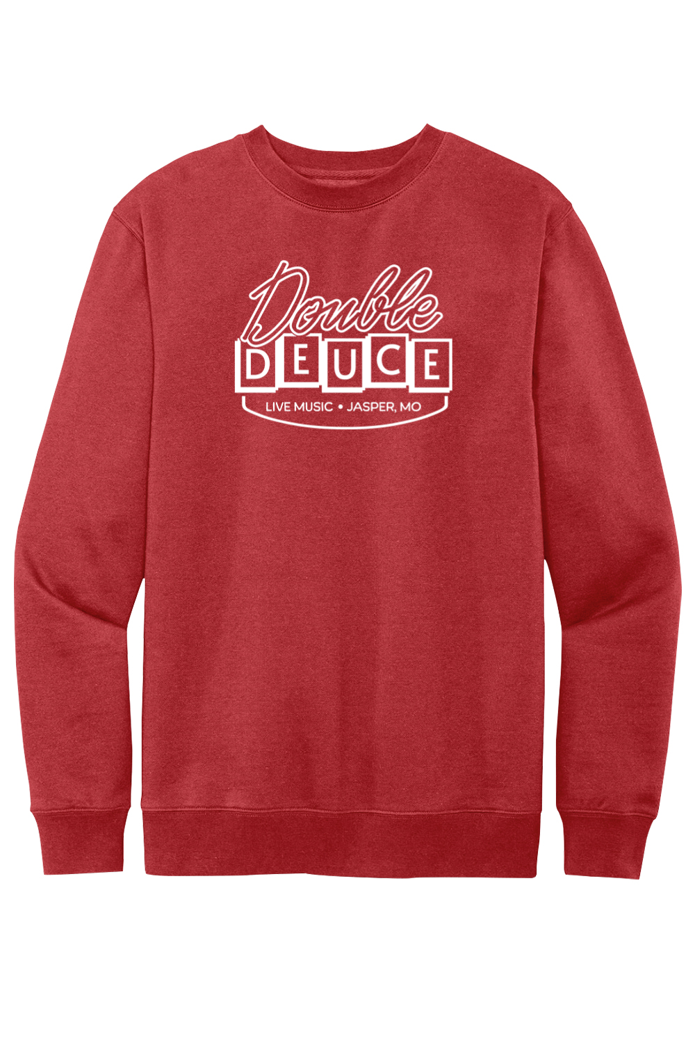 Double Deuce - Live Music Bar (Road House) - Fleece Crewneck Sweatshirt - Yinzylvania