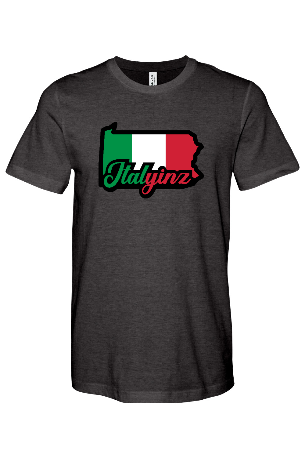 Italyinz - Bella + Canvas Heathered Jersey Tee - Yinzylvania