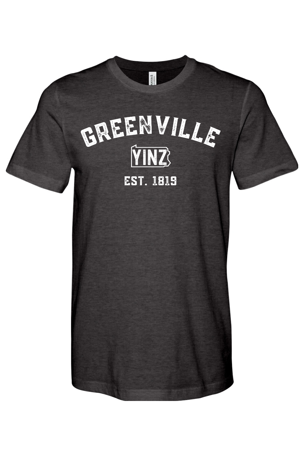 Greenville Yinzylvania Bella + Canvas Heathered Jersey Tee - Yinzylvania