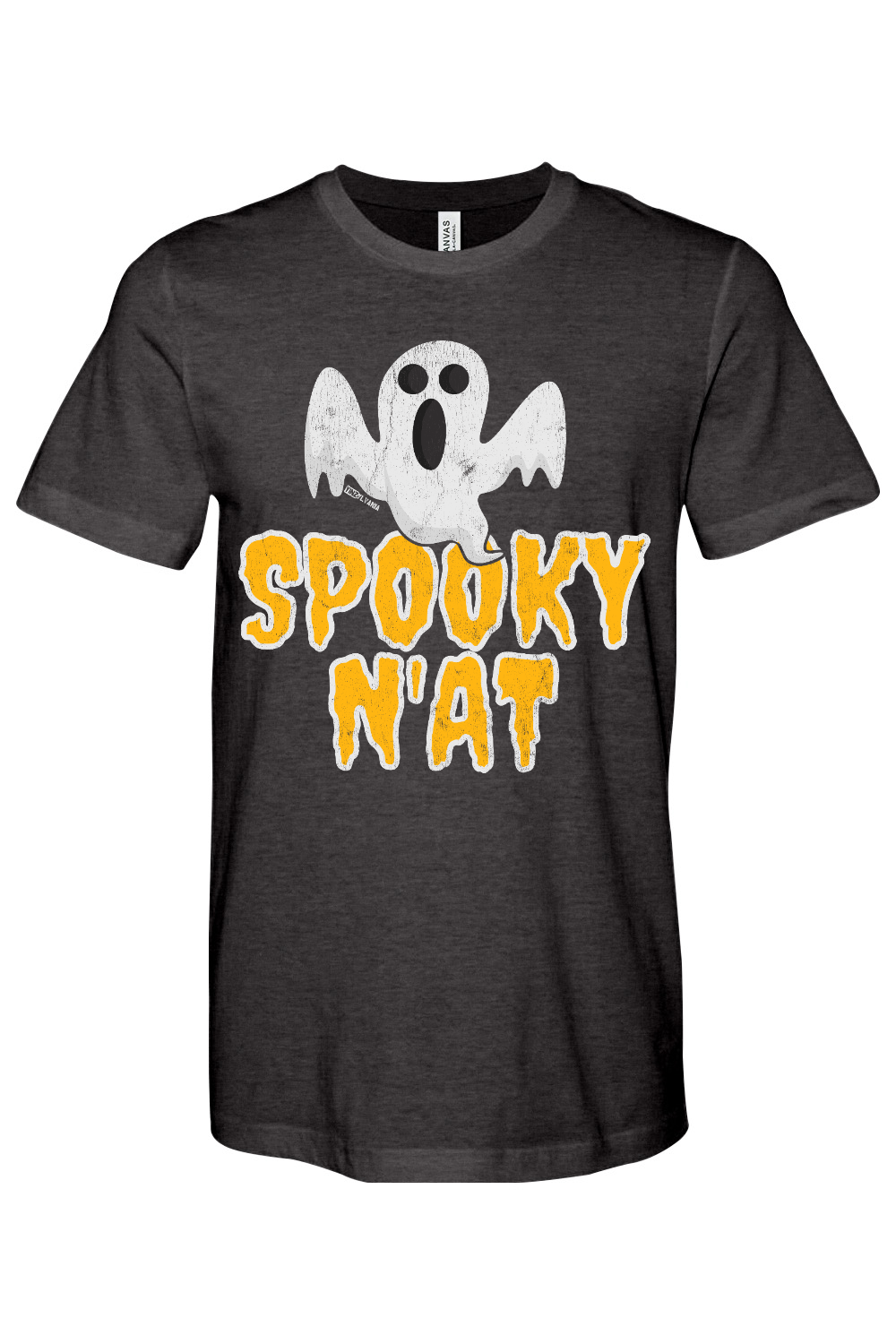 Spooky N'at - Bella + Canvas Heathered Jersey Tee - Yinzylvania