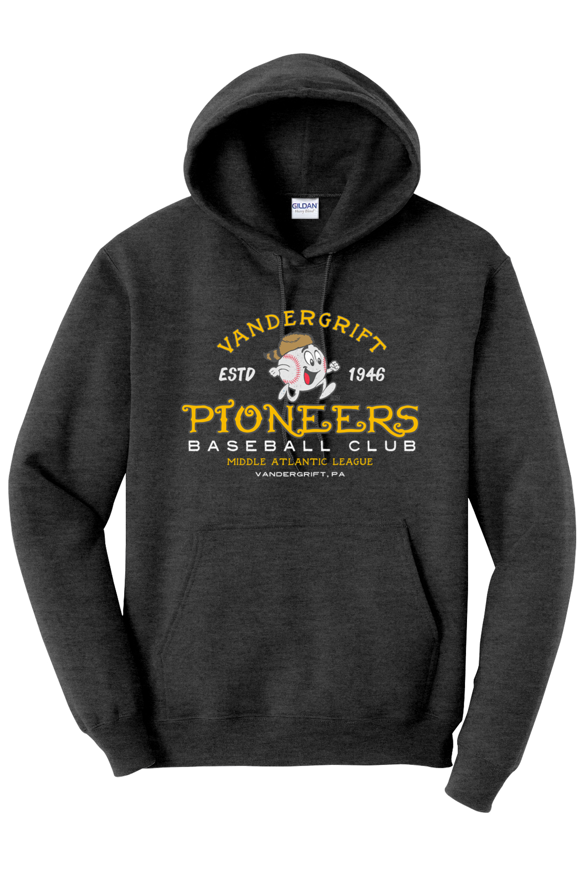 Vandergrift Pioneers Baseball Club - 1946 - Hoodie - Yinzylvania