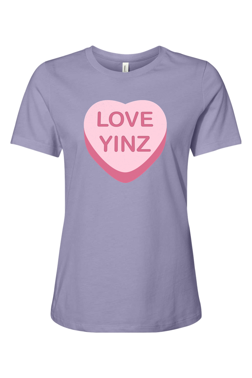 Love Yinz - Conversation Heart - Ladies Tee - Yinzylvania