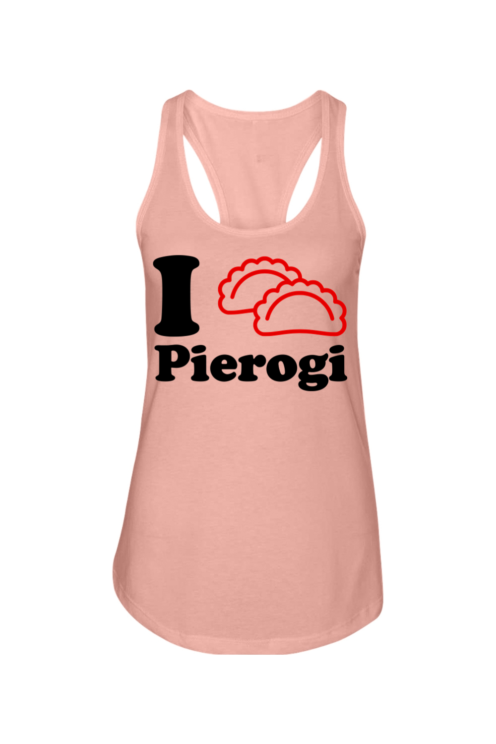 I Heart Pierogies - Ladies Racerback Tank - Yinzylvania