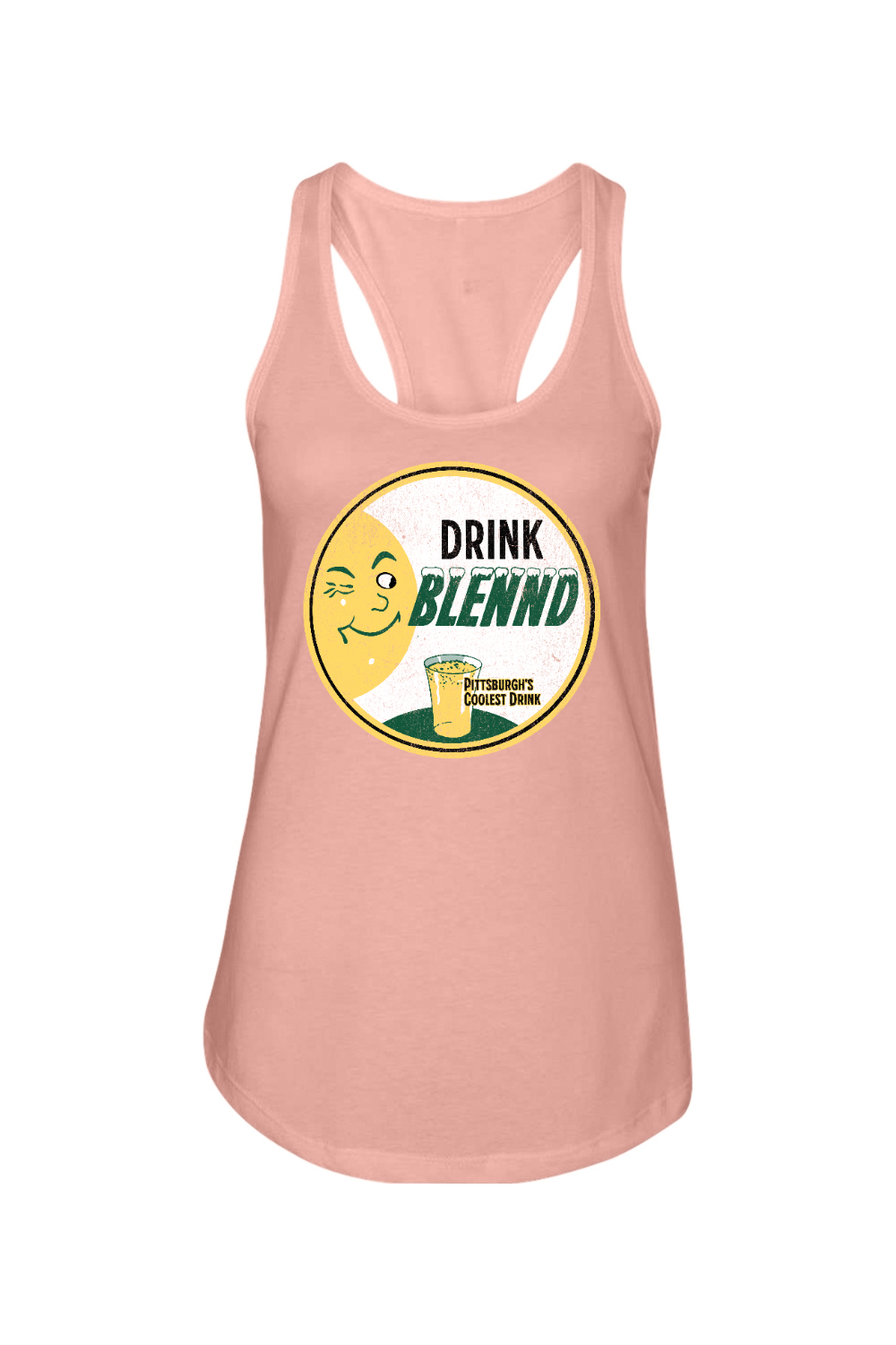 Drink Blennd Retro - Ladies Racerback Tank - Yinzylvania