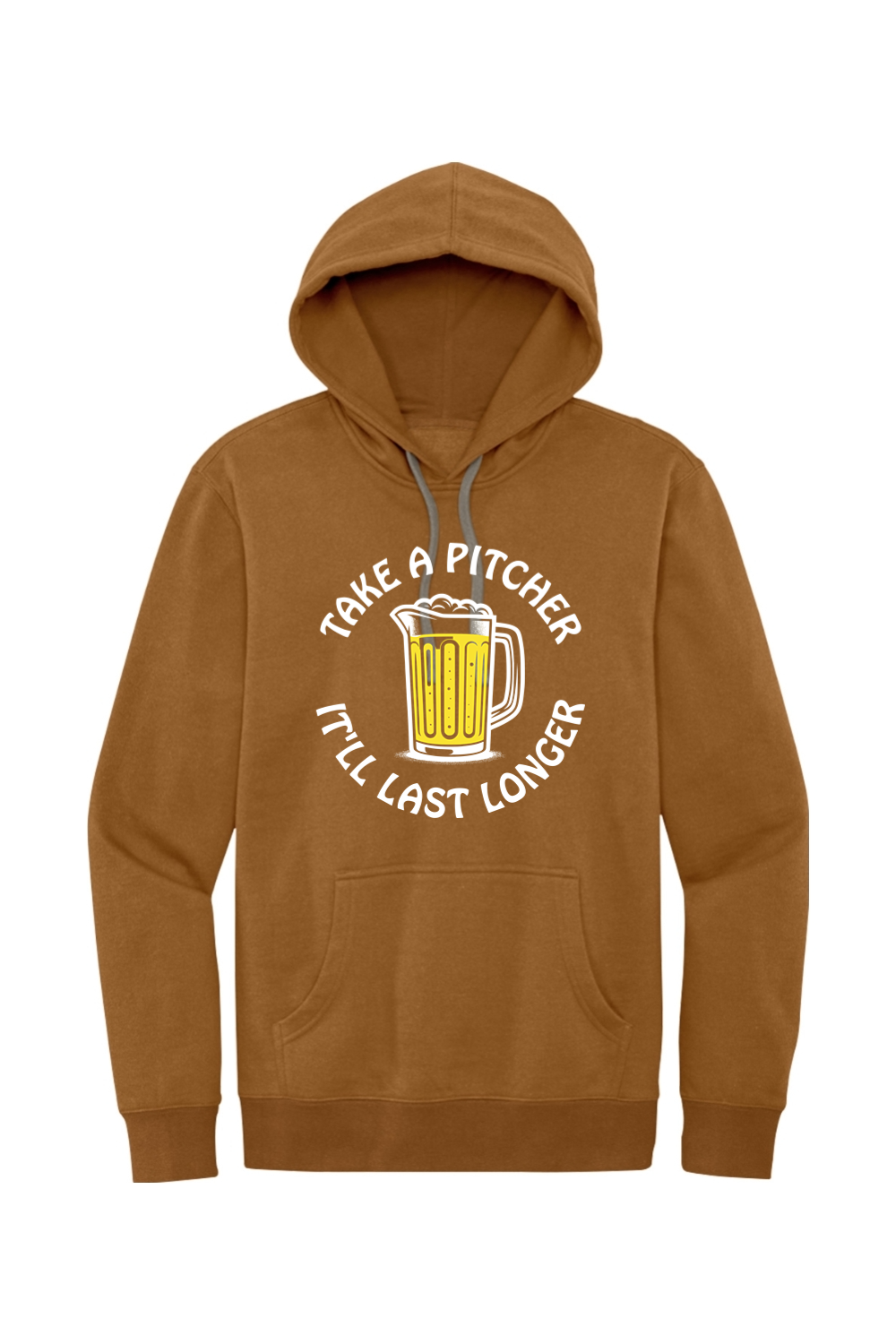 Take a Pitcher, It'll Last Longer - Fleece Hoodie - Yinzylvania