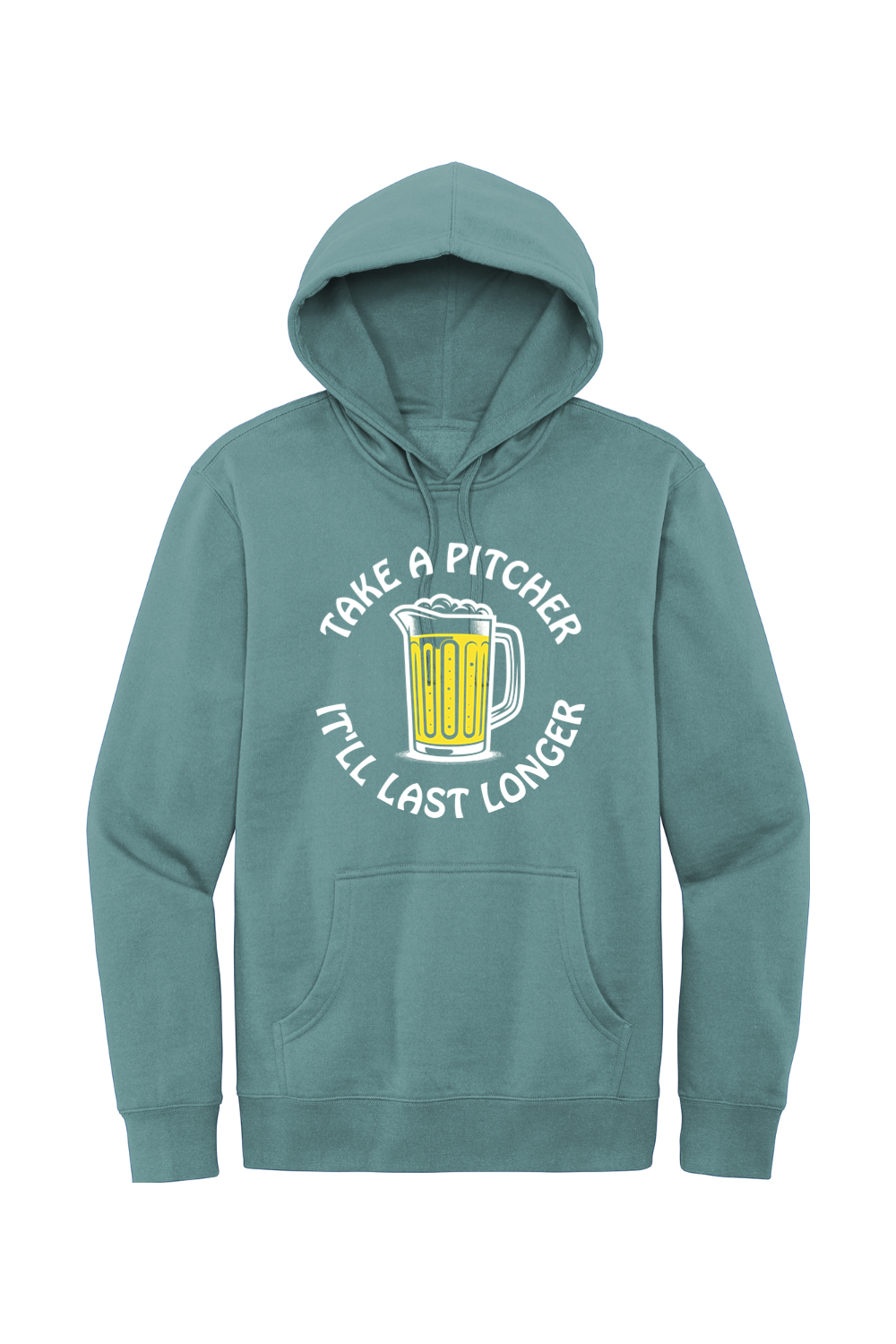 Take a Pitcher, It'll Last Longer - Fleece Hoodie - Yinzylvania