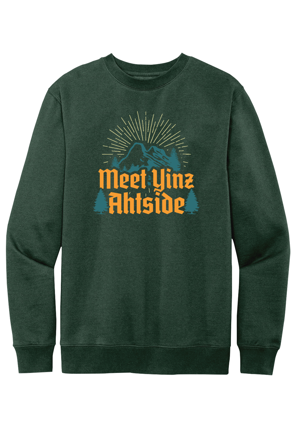 Meet Yinz Ahtside - Fleece Crew - Yinzylvania