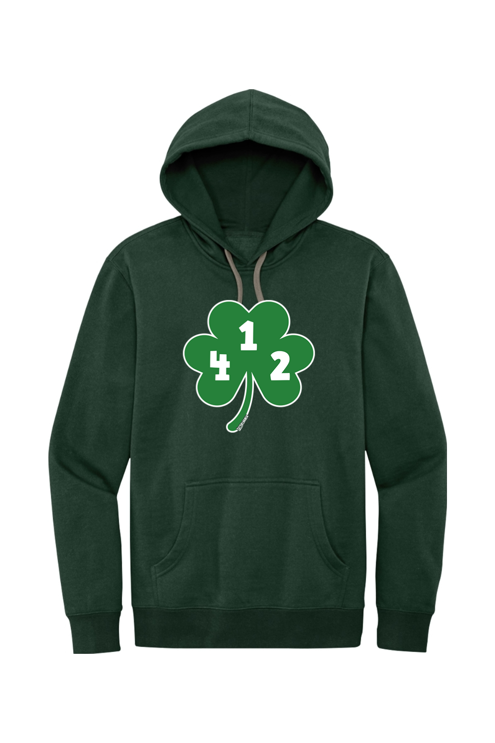 412 Shamrock - Fleece Hoodie - Yinzylvania