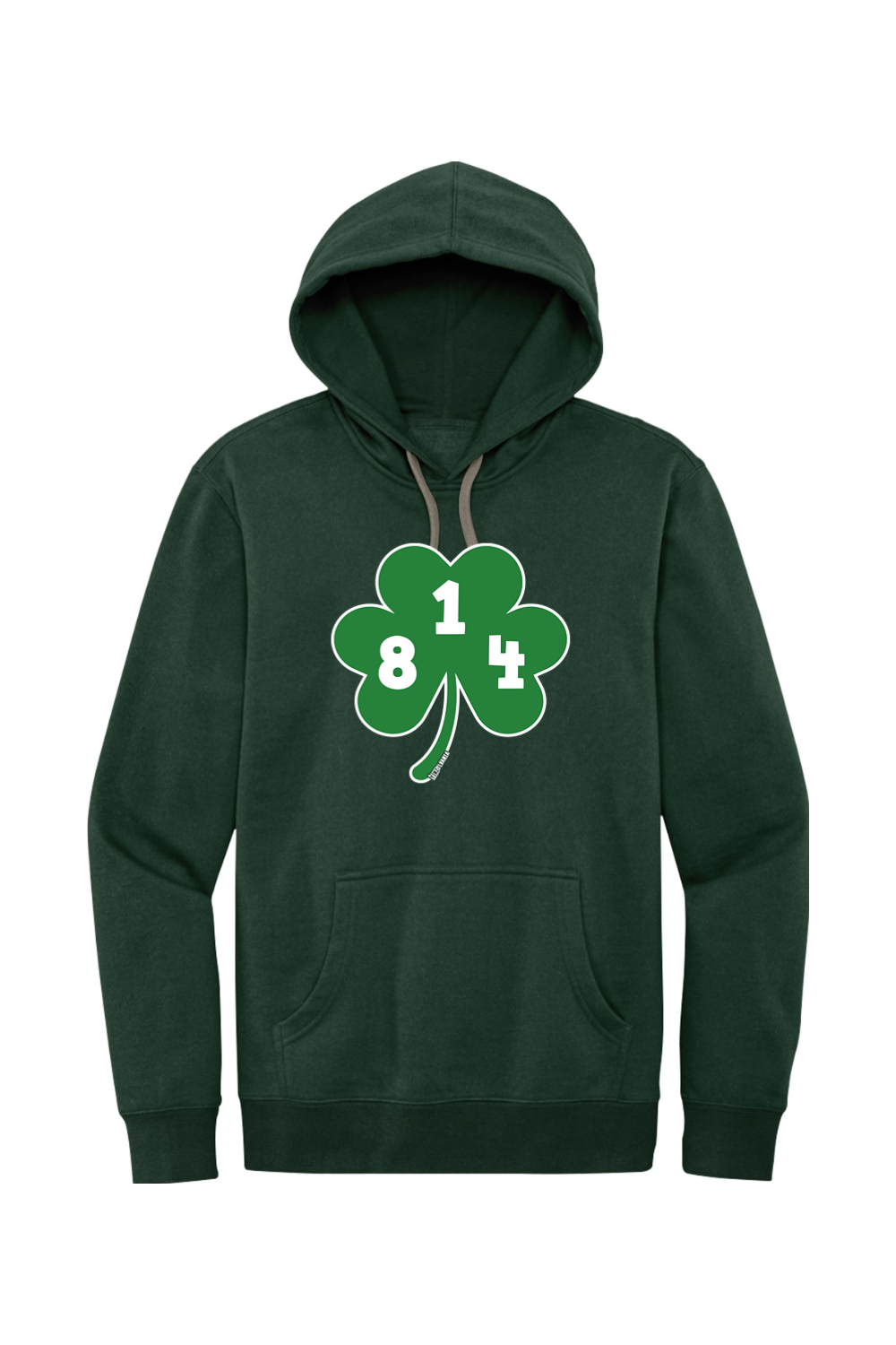 814 Shamrock - Fleece Hoodie - Yinzylvania