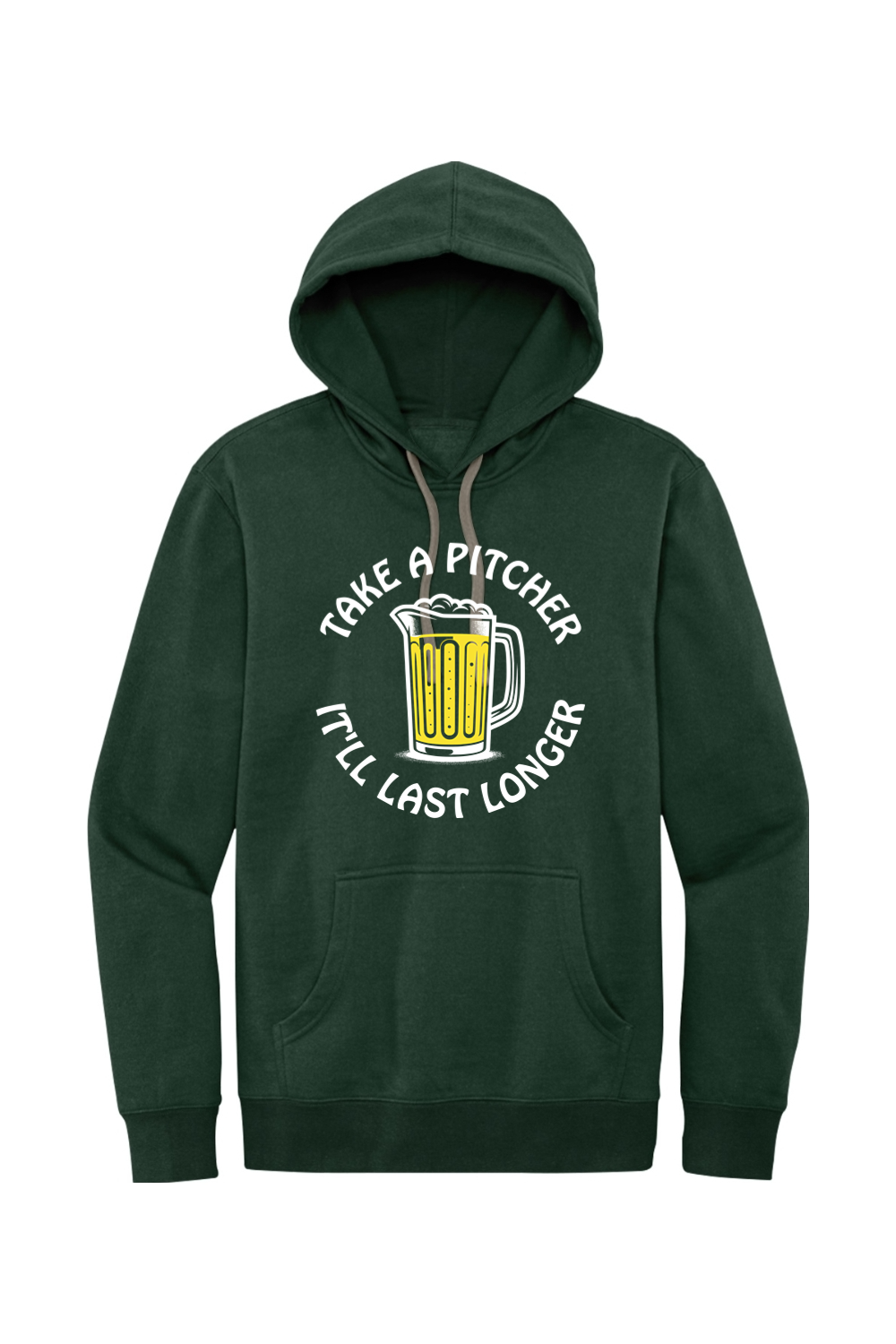 Take a Pitcher, It'll Last Longer - Fleece Hoodie - Yinzylvania