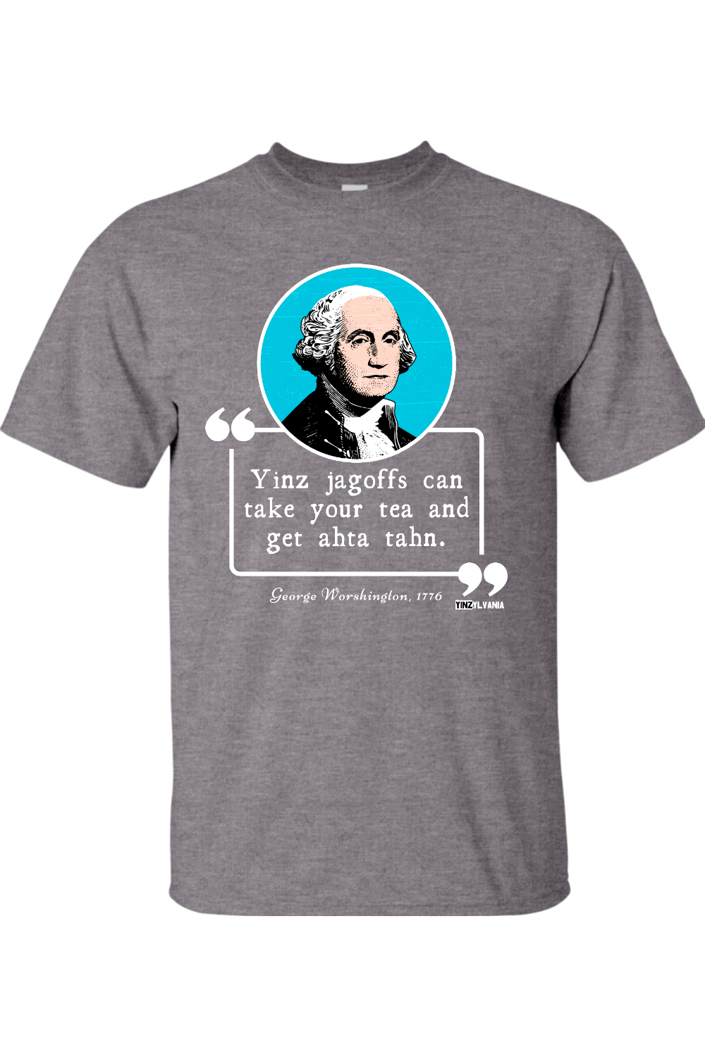 George Worshington - Gildan Heavy Cotton T-Shirt - Yinzylvania