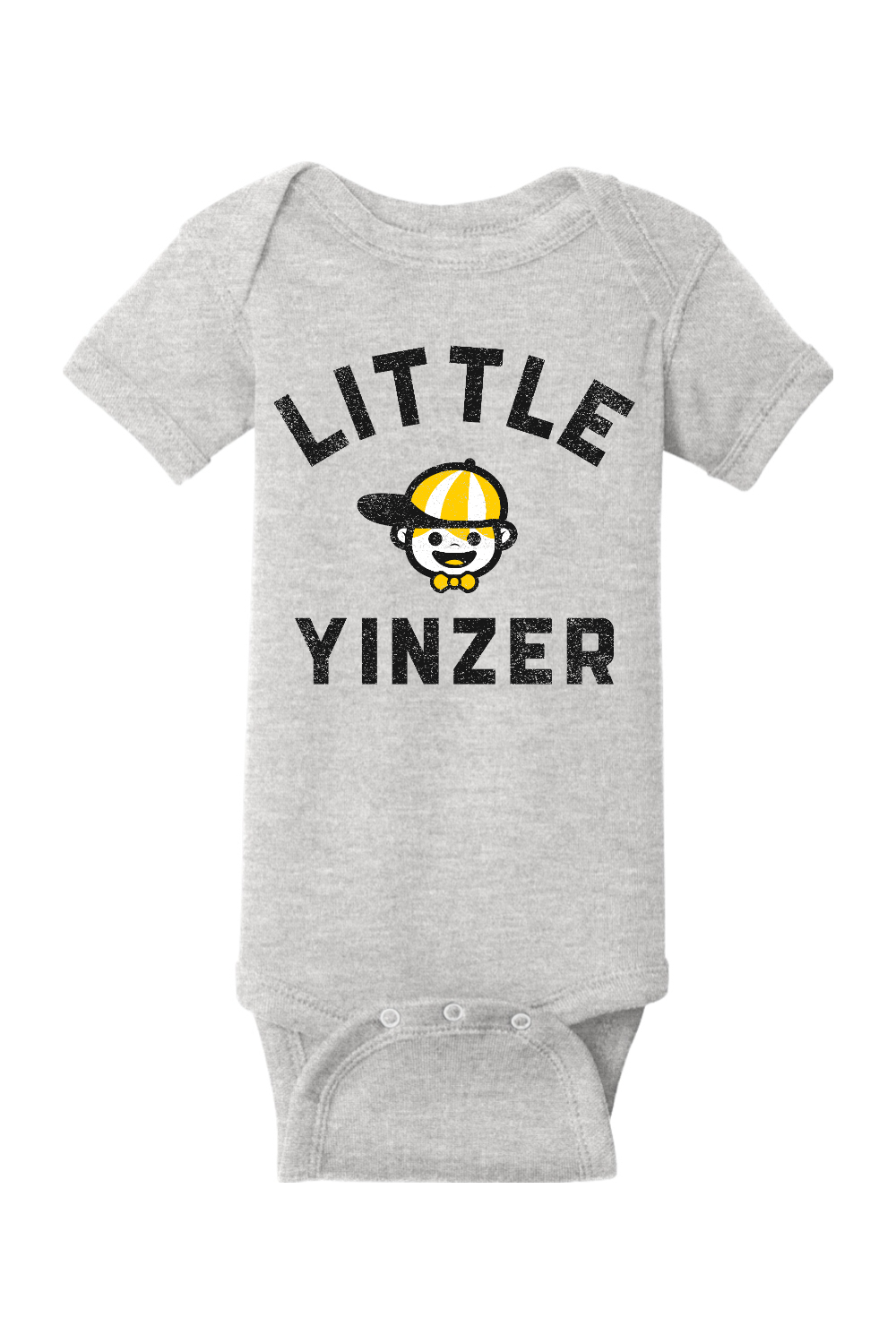 Little Yinzer - Infant Short Sleeve Baby Rib Bodysuit - Yinzylvania