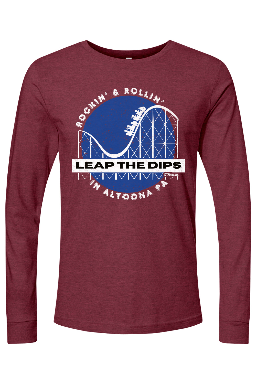 Leap the Dips - Altoona, PA - Long Sleeve Tee - Yinzylvania