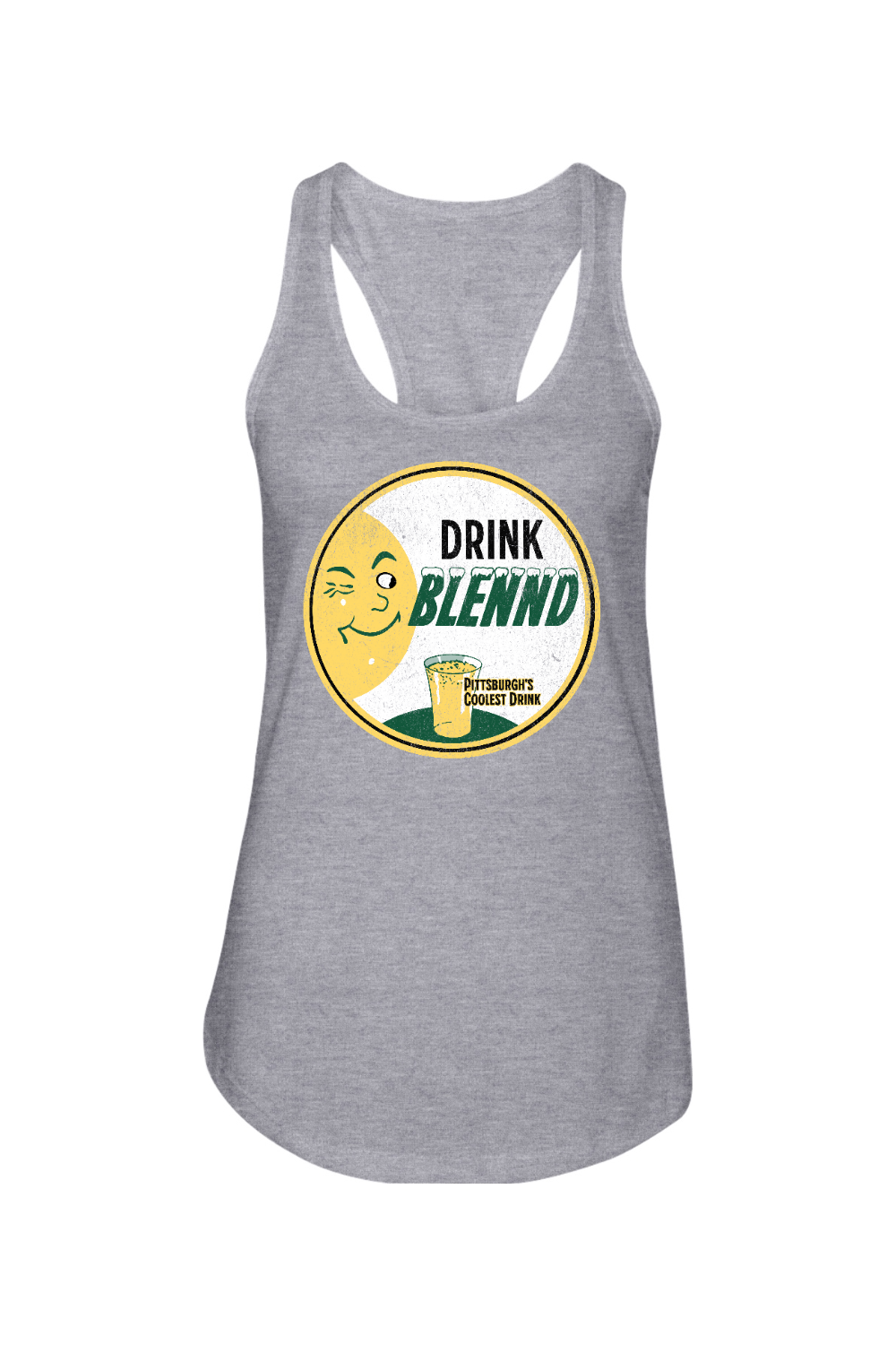 Drink Blennd Retro - Ladies Racerback Tank - Yinzylvania