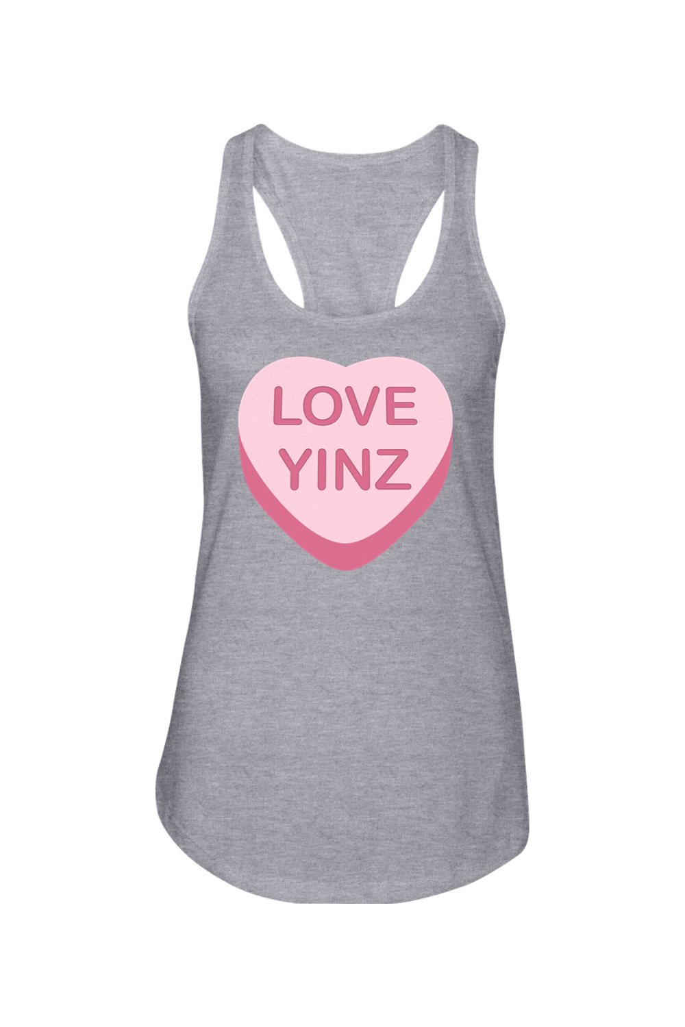 Love Yinz - Ladies Racerback Tank - Yinzylvania