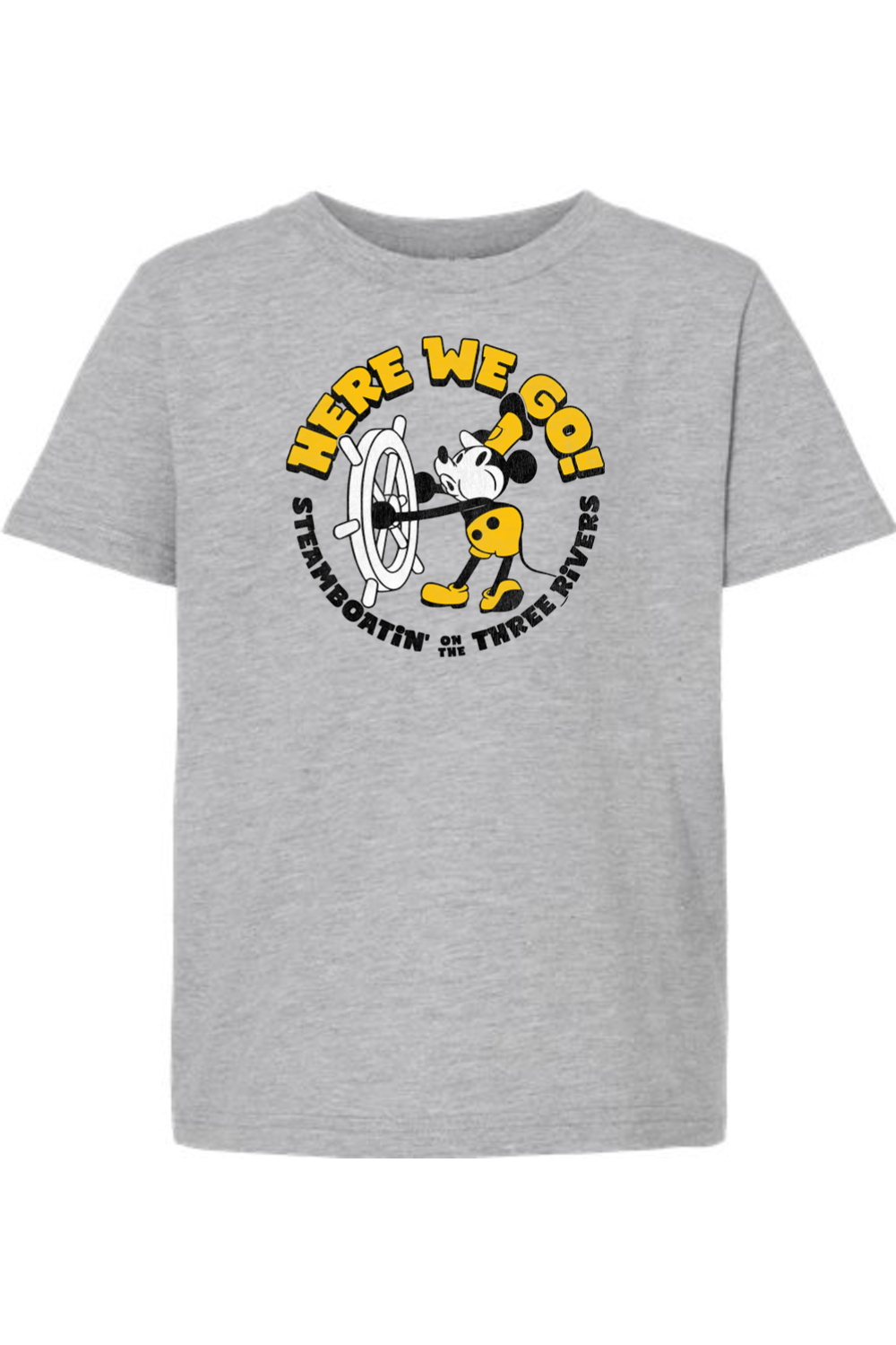 Steamboatin' on the Three Rivers - Youth Tee - Yinzylvania