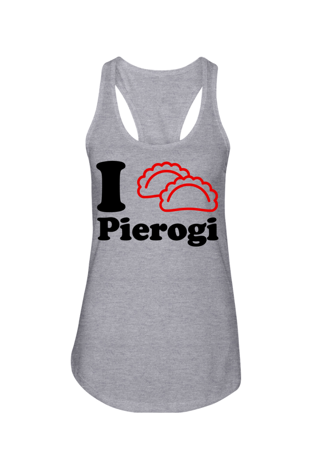 I Heart Pierogies - Ladies Racerback Tank - Yinzylvania