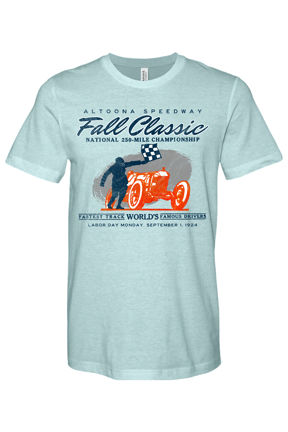 Altoona Speedway - Fall Classic - 1924 - Bella + Canvas Heathered Jersey Tee - Yinzylvania