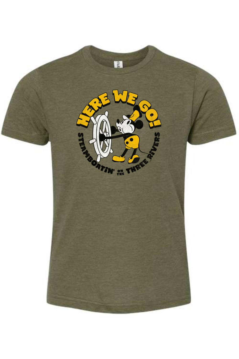 Steamboatin' on the Three Rivers - Youth Tee - Yinzylvania