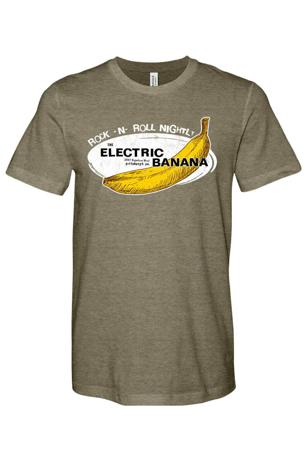 Electric Banana - Bella + Canvas Jersey Tee - Yinzylvania