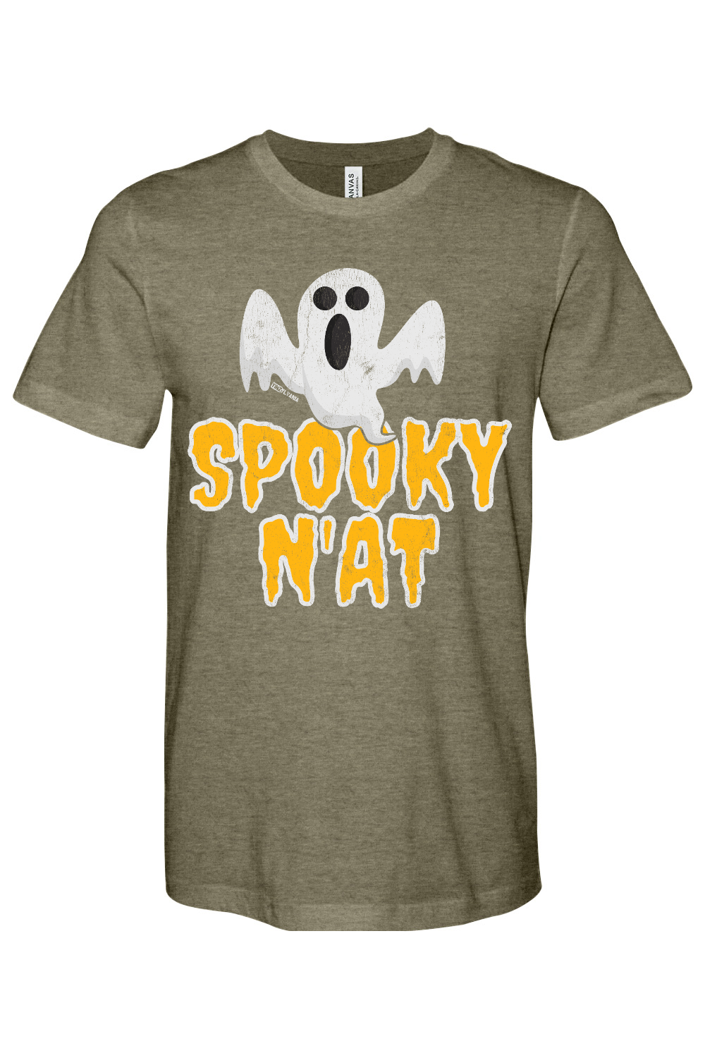 Spooky N'at - Bella + Canvas Heathered Jersey Tee - Yinzylvania