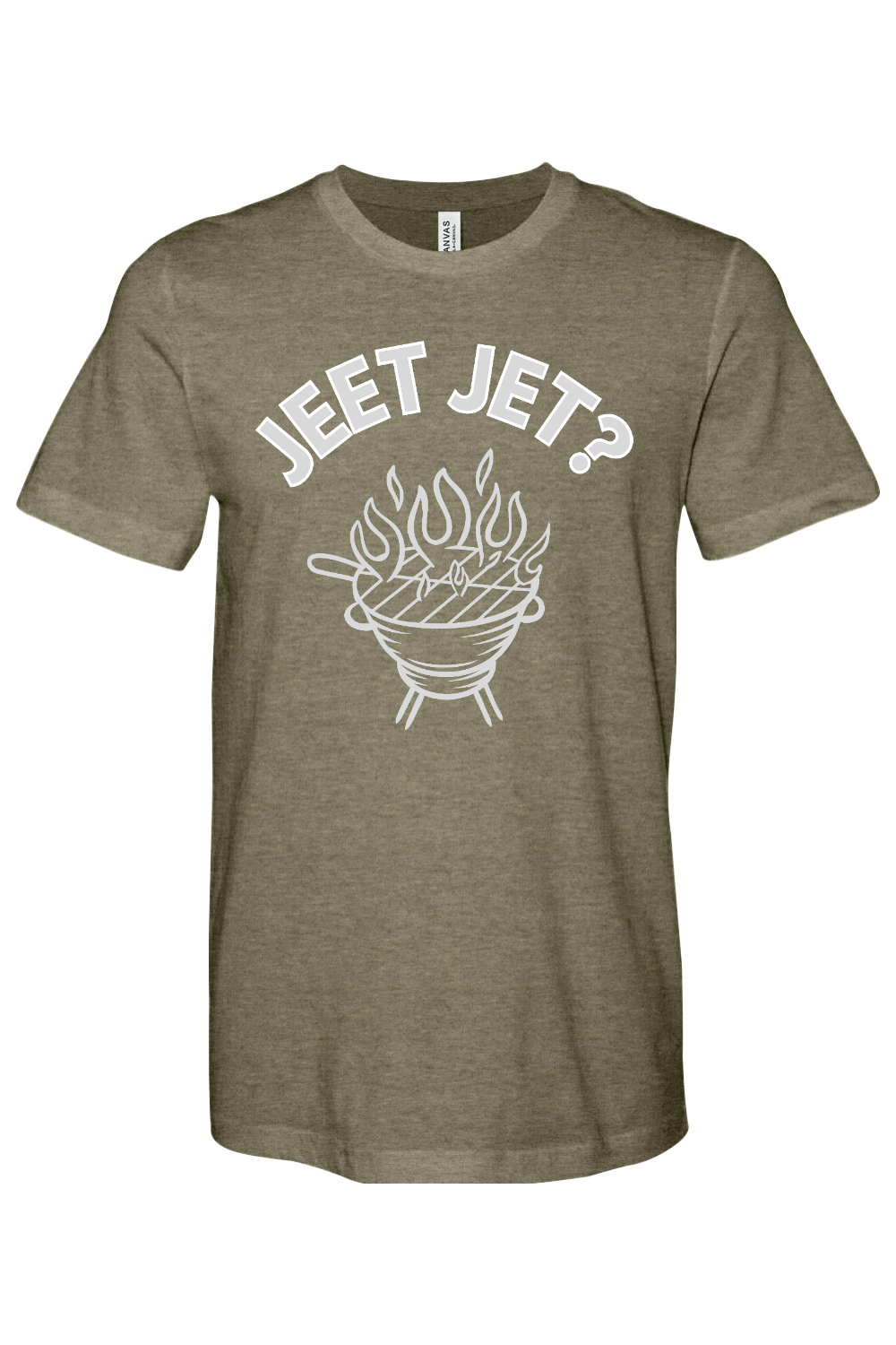 Jeet Jet? - Bella + Canvas Heathered Jersey Tee - Yinzylvania