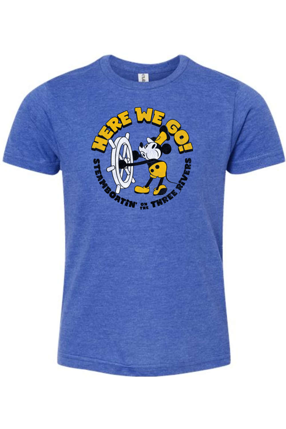 Steamboatin' on the Three Rivers - Youth Tee - Yinzylvania