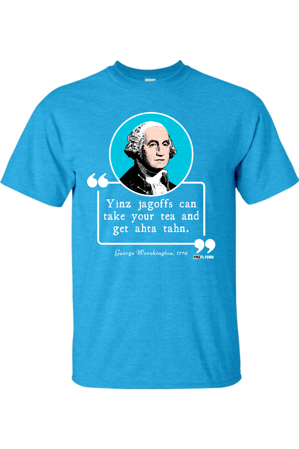 George Worshington - Gildan Heavy Cotton T-Shirt - Yinzylvania