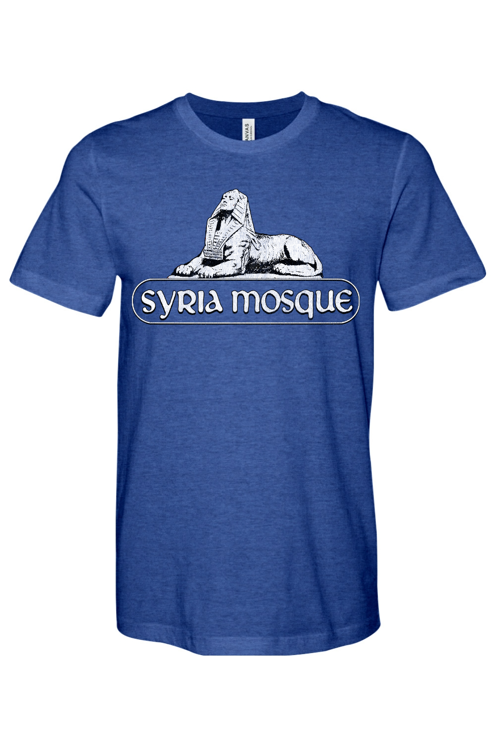 Syria Mosque - Bella + Canvas Heathered Jersey Tee - Yinzylvania