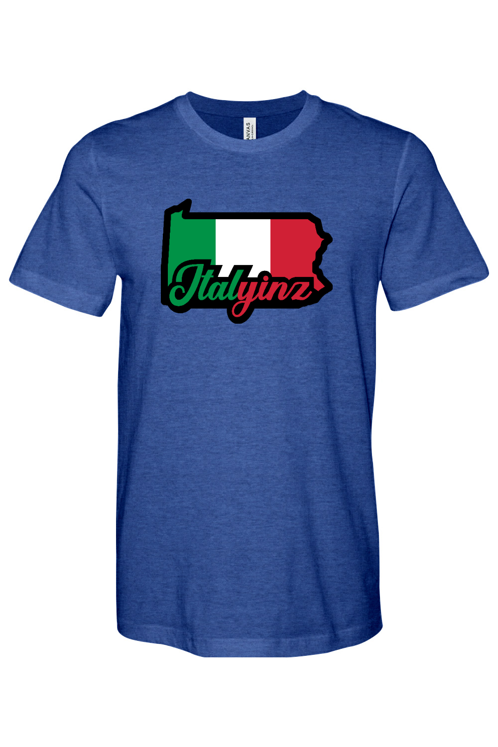 Italyinz - Bella + Canvas Heathered Jersey Tee - Yinzylvania